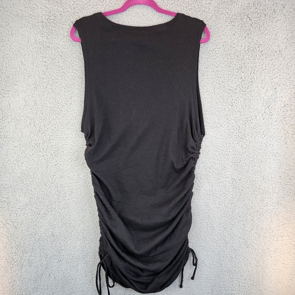 Good American Black Ruched Mini Dress - Picture 7 of 10